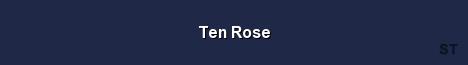 Ten Rose Server Banner