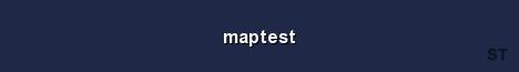 maptest Server Banner