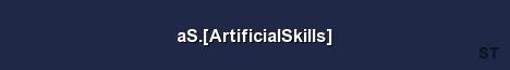 aS ArtificialSkills Server Banner