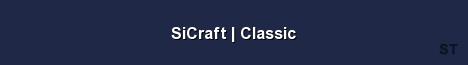 SiCraft Classic Server Banner