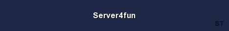Server4fun Server Banner