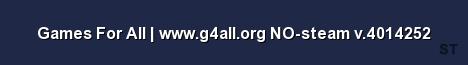 Games For All www g4all org NO steam v 4014252 