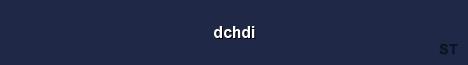 dchdi Server Banner