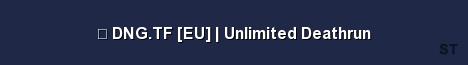 DNG TF EU Unlimited Deathrun Server Banner