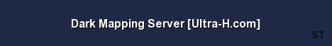 Dark Mapping Server Ultra H com Server Banner