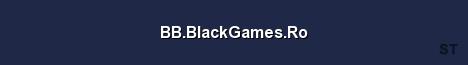 BB BlackGames Ro Server Banner