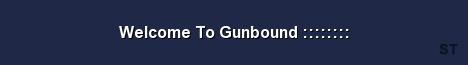 Welcome To Gunbound 