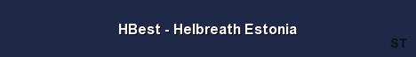 HBest Helbreath Estonia Server Banner
