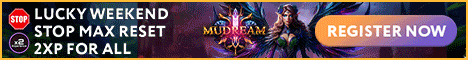 MUDREAM X50 EASY START FOR NEW PLAYERS Server Banner