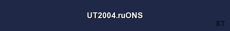 UT2004 ruONS Server Banner