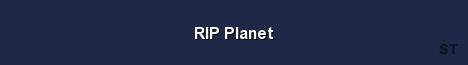 RIP Planet 