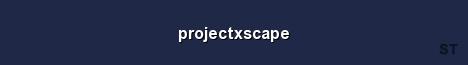 projectxscape Server Banner