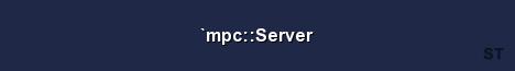 mpc Server Server Banner