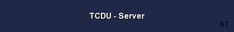TCDU Server 