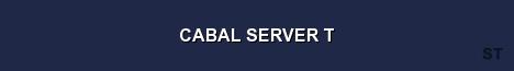 CABAL SERVER T Server Banner