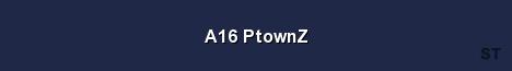 A16 PtownZ Server Banner
