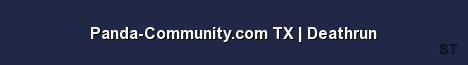 Panda Community com TX Deathrun Server Banner