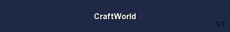 CraftWorld Server Banner
