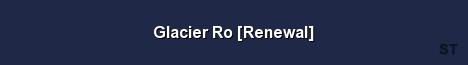Glacier Ro Renewal Server Banner