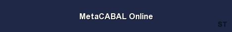 MetaCABAL Online Server Banner