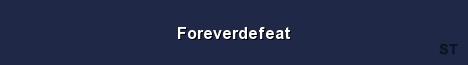 Foreverdefeat Server Banner