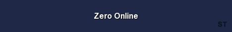 Zero Online Server Banner