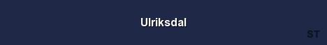 Ulriksdal Server Banner