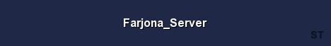 Farjona Server Server Banner