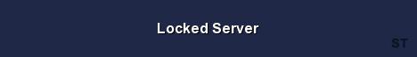 Locked Server Server Banner