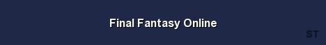 Final Fantasy Online Server Banner