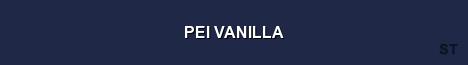 PEI VANILLA Server Banner