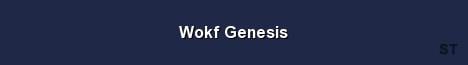 Wokf Genesis Server Banner