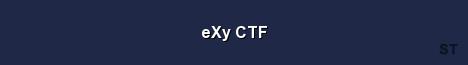 eXy CTF Server Banner