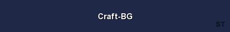 Craft BG Server Banner
