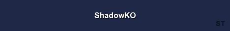 ShadowKO Server Banner