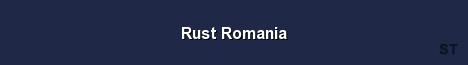 Rust Romania Server Banner