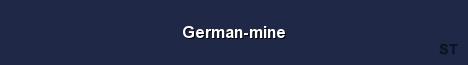 German mine Server Banner