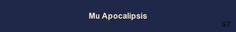 Mu Apocalipsis Server Banner