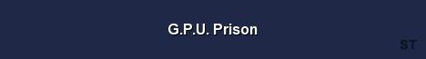 G P U Prison Server Banner