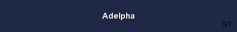 Adelpha Server Banner