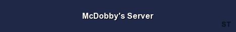 McDobby s Server Server Banner