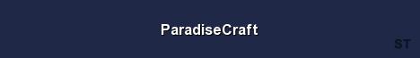ParadiseCraft Server Banner