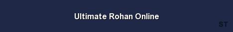 Ultimate Rohan Online Server Banner