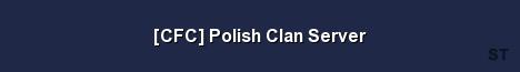 CFC Polish Clan Server Server Banner