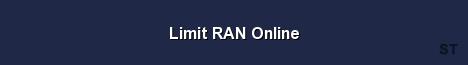 Limit RAN Online Server Banner