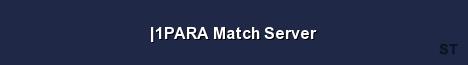 1PARA Match Server 