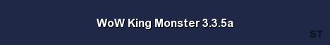 WoW King Monster 3 3 5a Server Banner