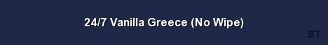 24 7 Vanilla Greece No Wipe Server Banner