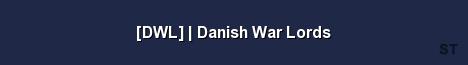 DWL Danish War Lords Server Banner