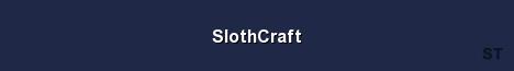SlothCraft Server Banner